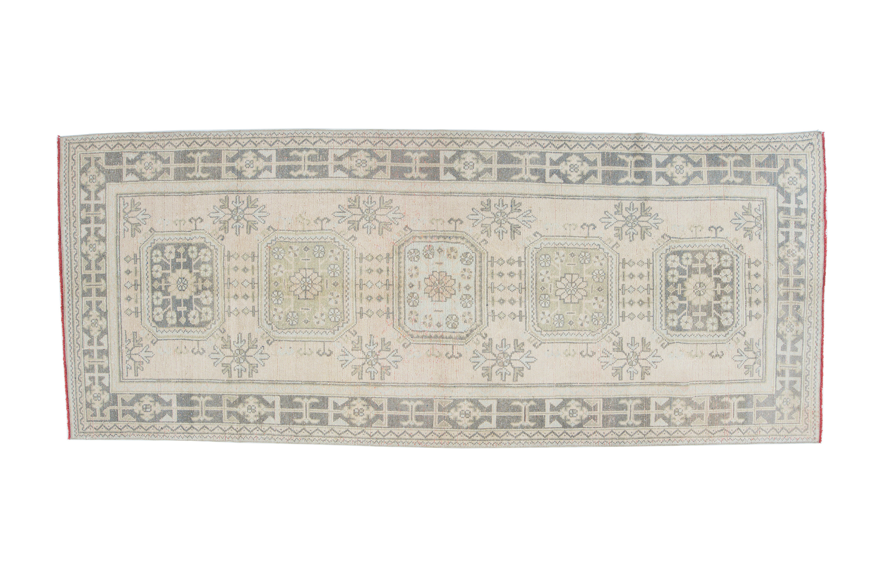 Oushak Anatolian Runner 4'5 X 10'11~P77696057