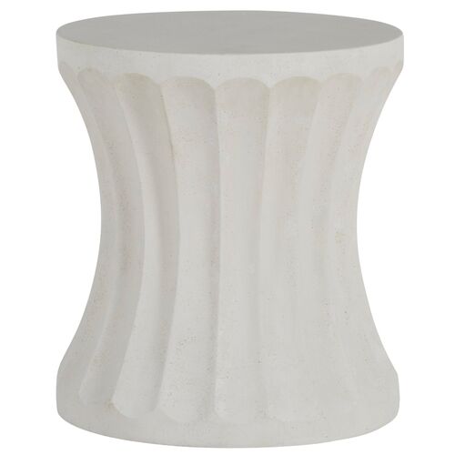 Gannet Outdoor Side Table, Cast Stone~P77619686
