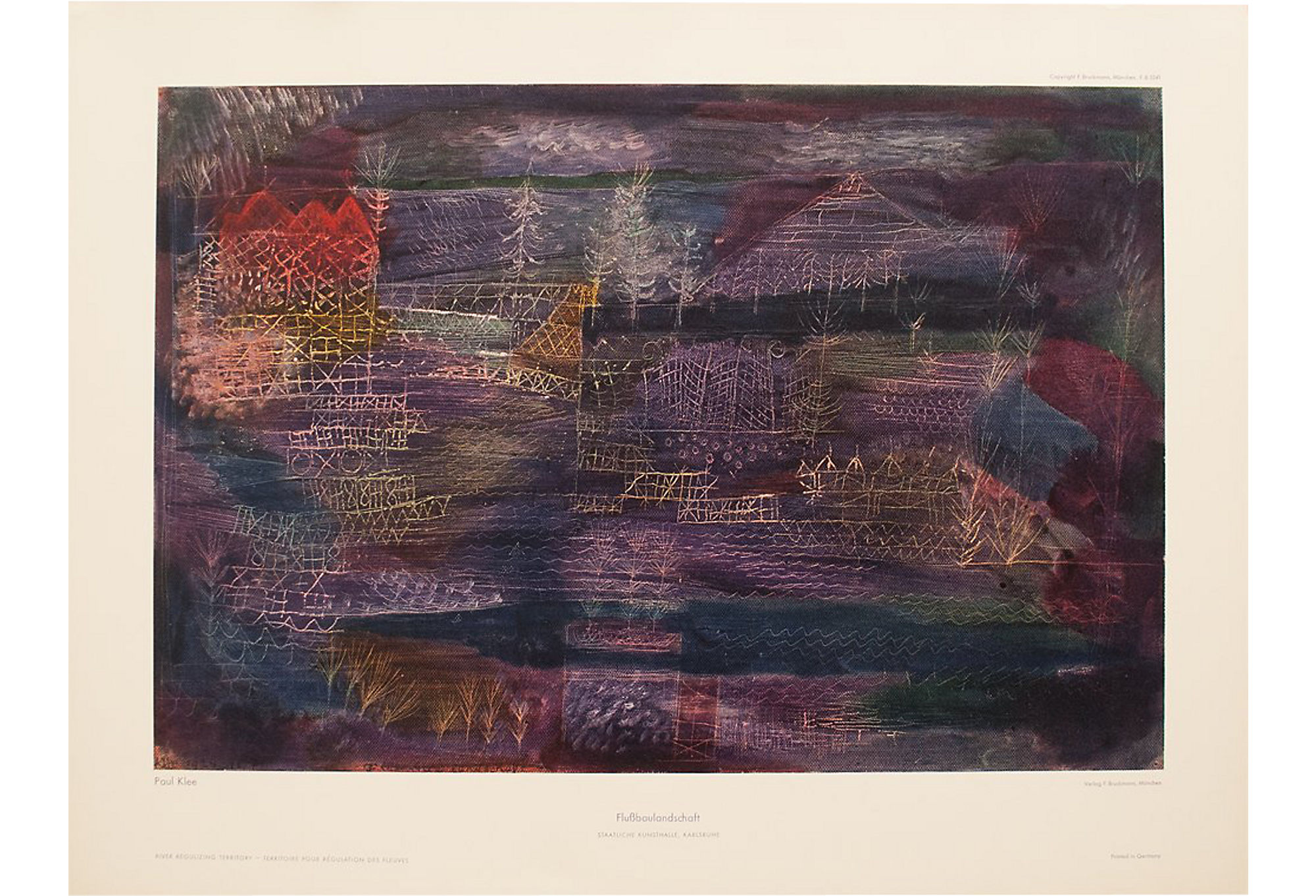 Paul Klee, River Landscape Lithograph~P77551743