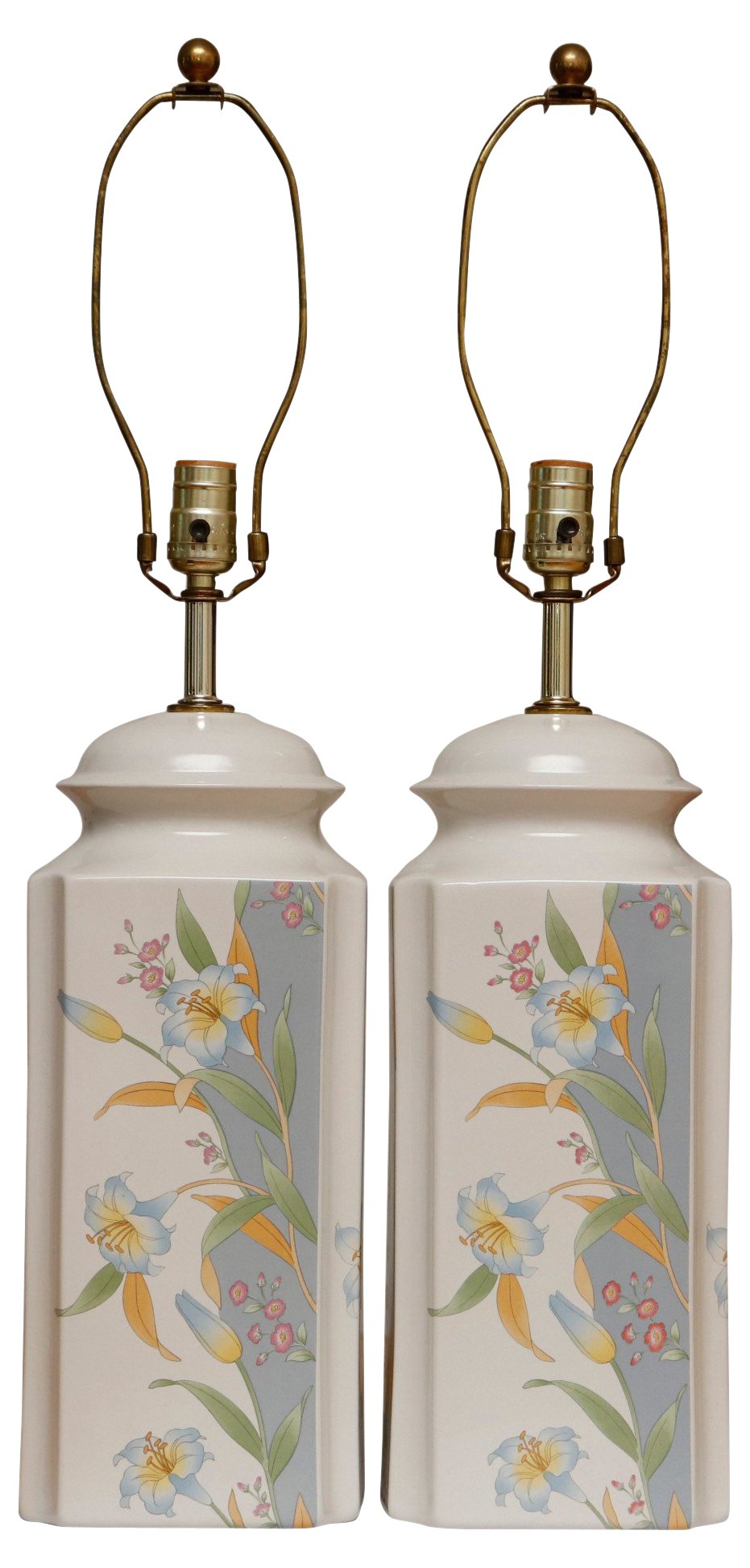 Murray Feiss Ceramic Table Lamps, a Pair~P77556479