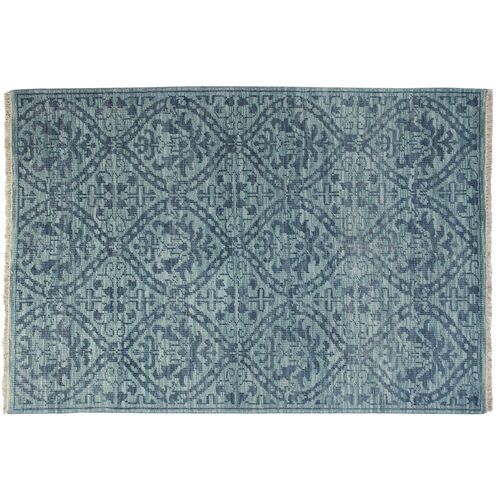 Imani Hand-Knotted Rug, Teal~P77284139