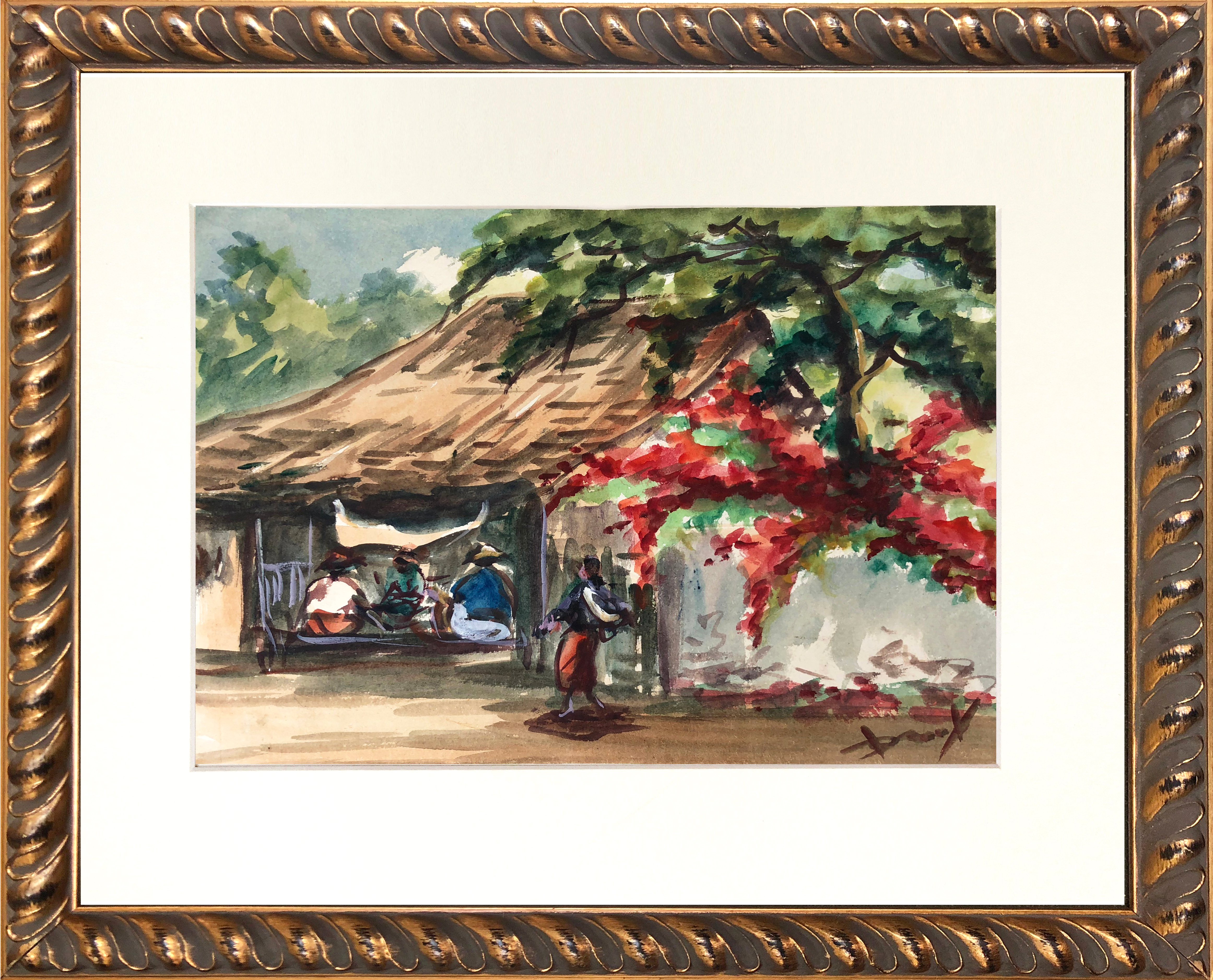 Southeast Asian Watercolor~P77499803