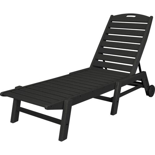 Goodwin Outdoor Chaise, Black~P45736889