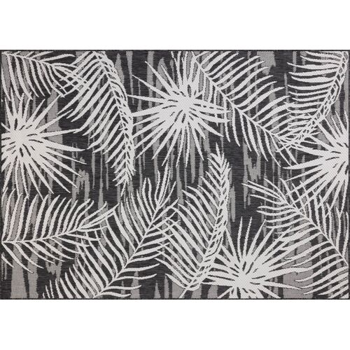 Clinton Indoor/Outdoor Rug, Ivory/Onyx
