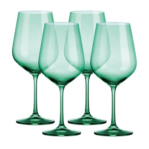 S/4 Sheer Red Wine Glasses