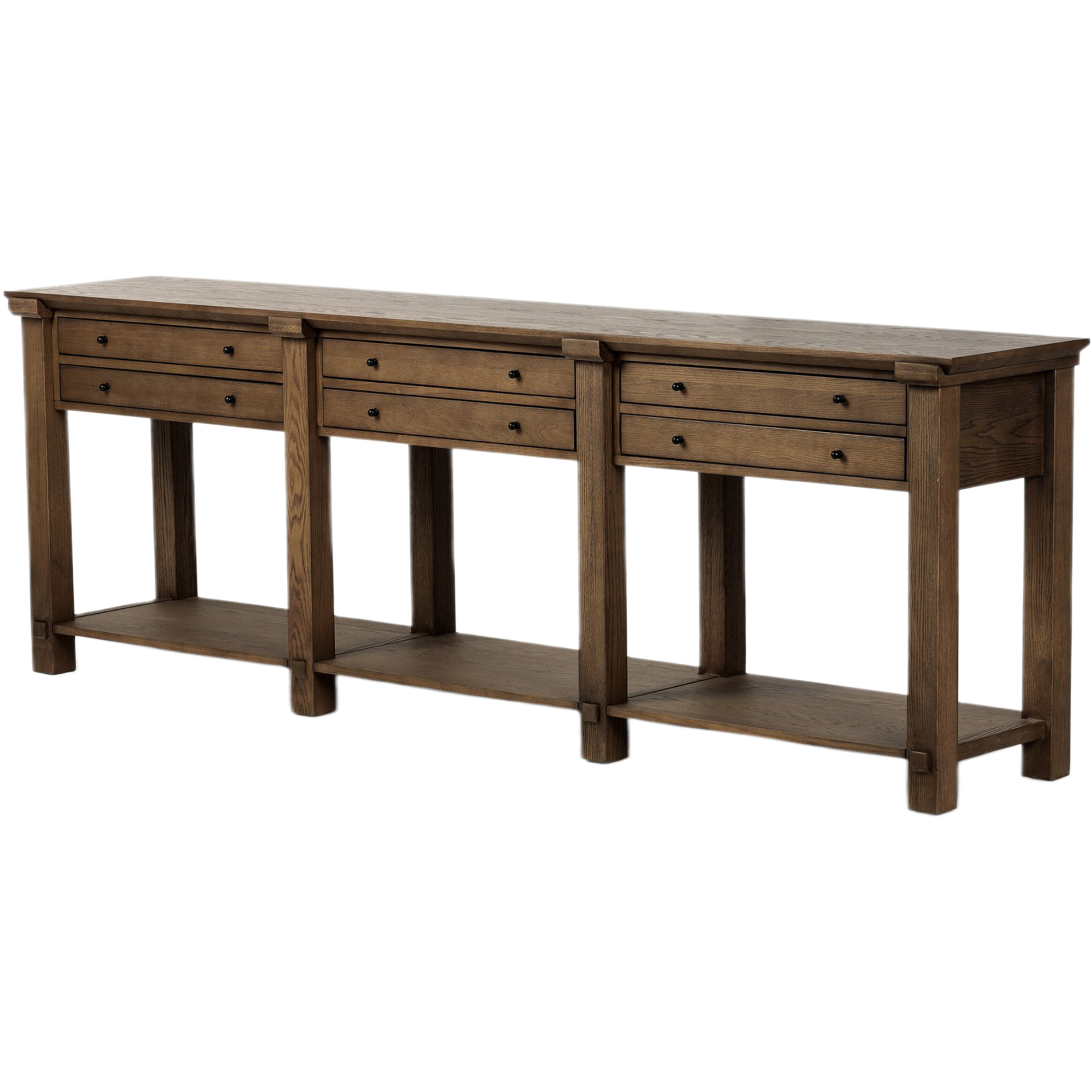 Ottilie Console Table, Tan Oak