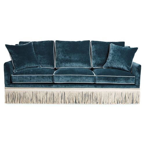 Teal Blue Couch