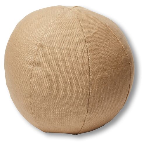 Emma 11x11 Ball Pillow, Hemp Linen~P77483491