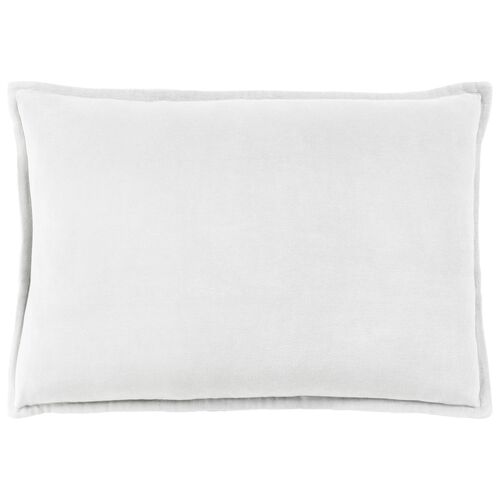 Asterin Cotton Velvet Flange Lumbar Pillow Asterin Cotton Velvet Flange Lumbar Pillow