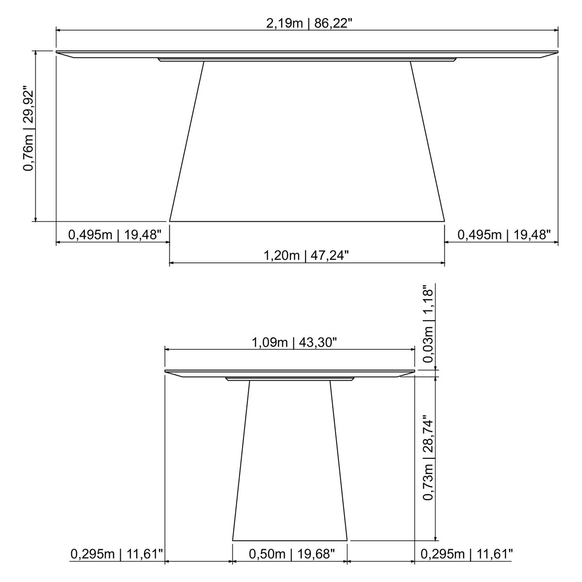 Solven Oval Dining Table | One Kings Lane