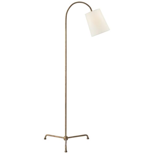 Mia Floor Lamp, Gilded Iron~P77539373