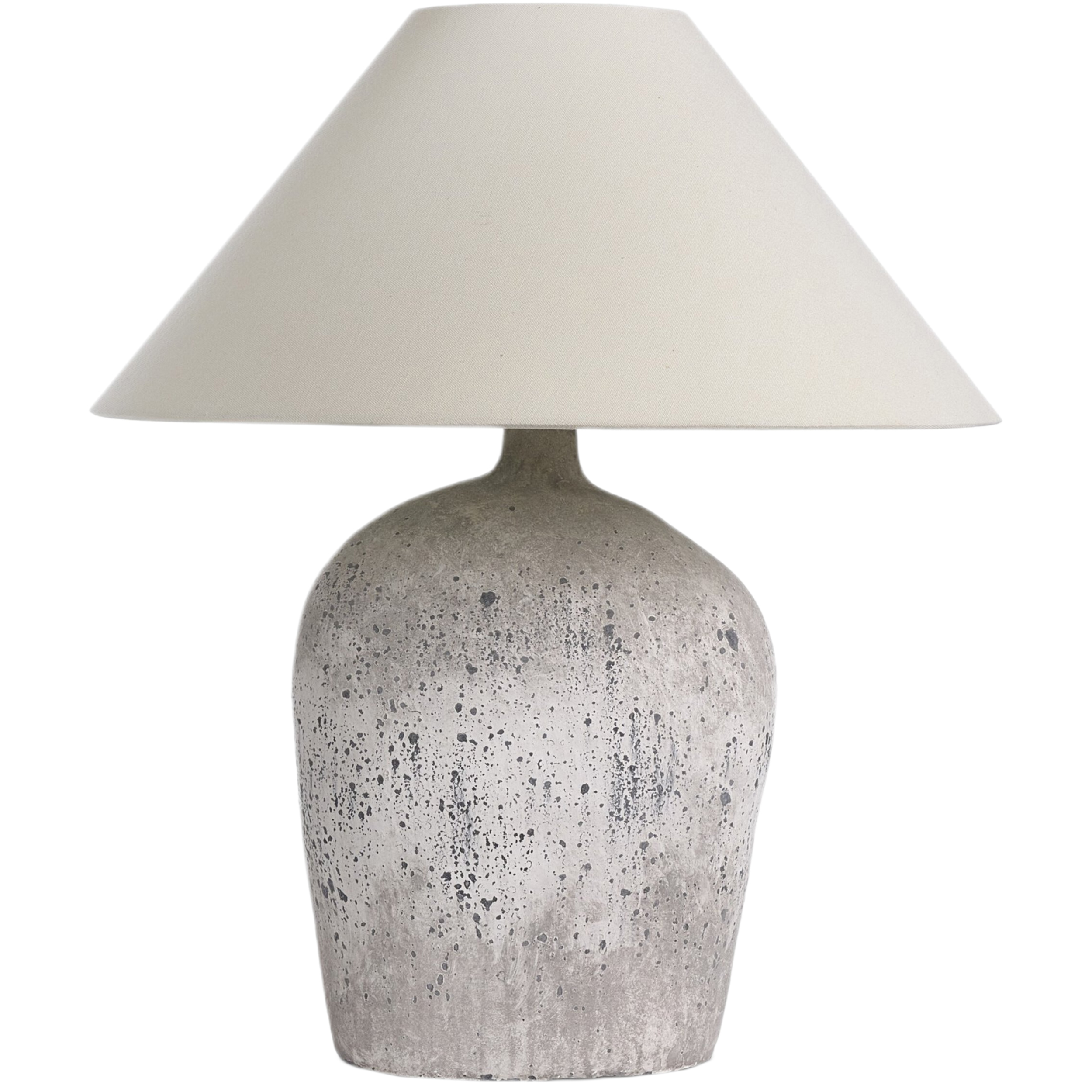 Asher Ceramic Table Lamp, Antique White | One Kings Lane