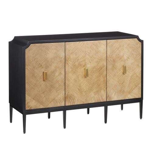 Kallista Cabinet, Caviar Black/Natural