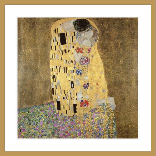The Kiss by Gustav Klimt Framed Print The Kiss by Gustav Klimt Framed Print