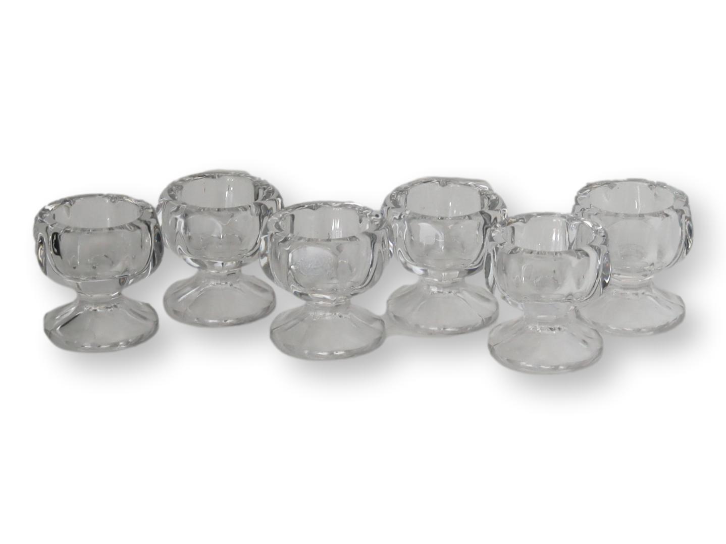 Micentury Pressed Glass Salt Pots, S/6~P77671877