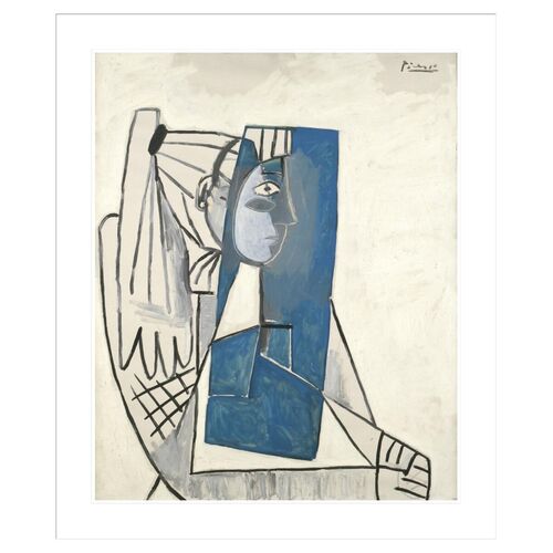 Portrait of Sylvette David by Pablo Picasso Framed Print