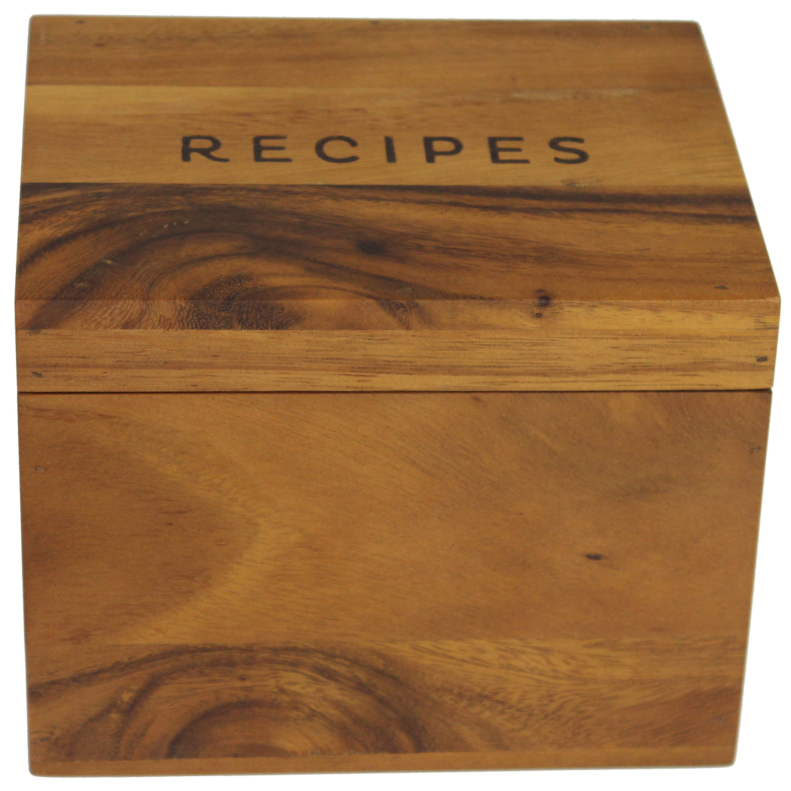Acacia Recipe Box, Natural One Kings Lane