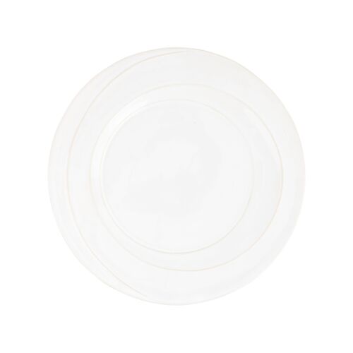 Luna Salad Plate, White