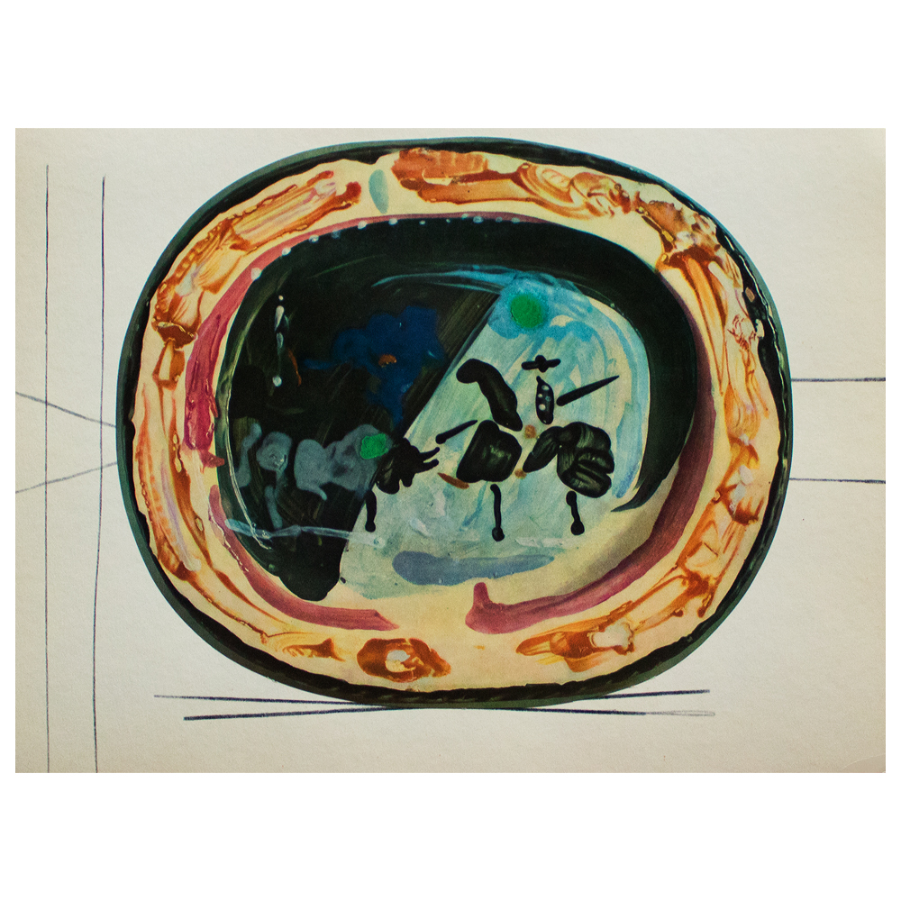 1955 Picasso, Print of Ceramic Plate N16~P77660536