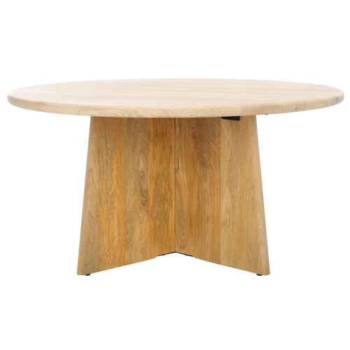 Verity Wood Round Coffee Table