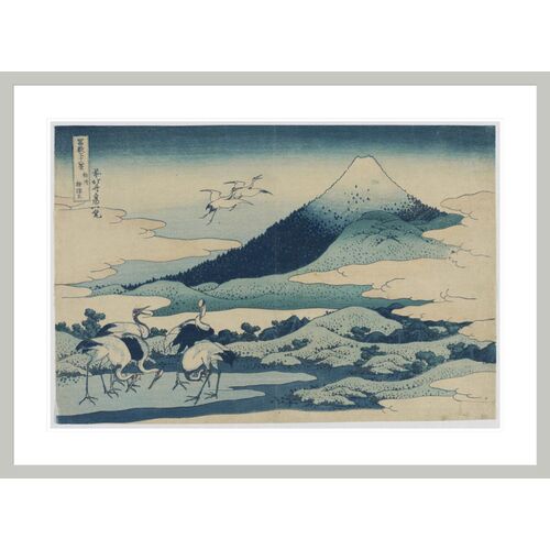 Thirty-Six Views of Mt. Fuji: Umezawa Hamlet-fields by Katsushika Hokusai Print