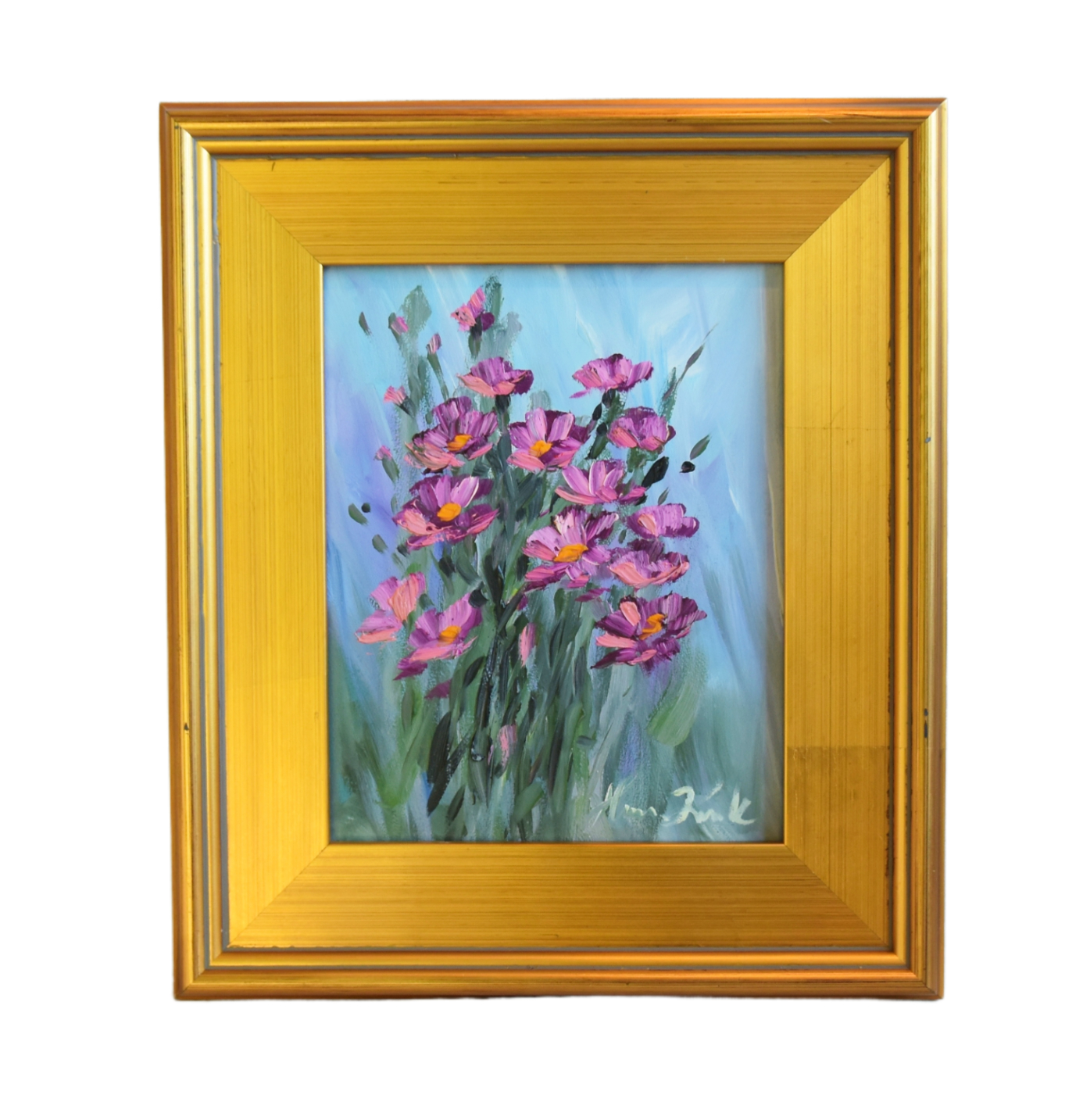 Bouquet Of Lavender Wildflowers Painting~P77682110