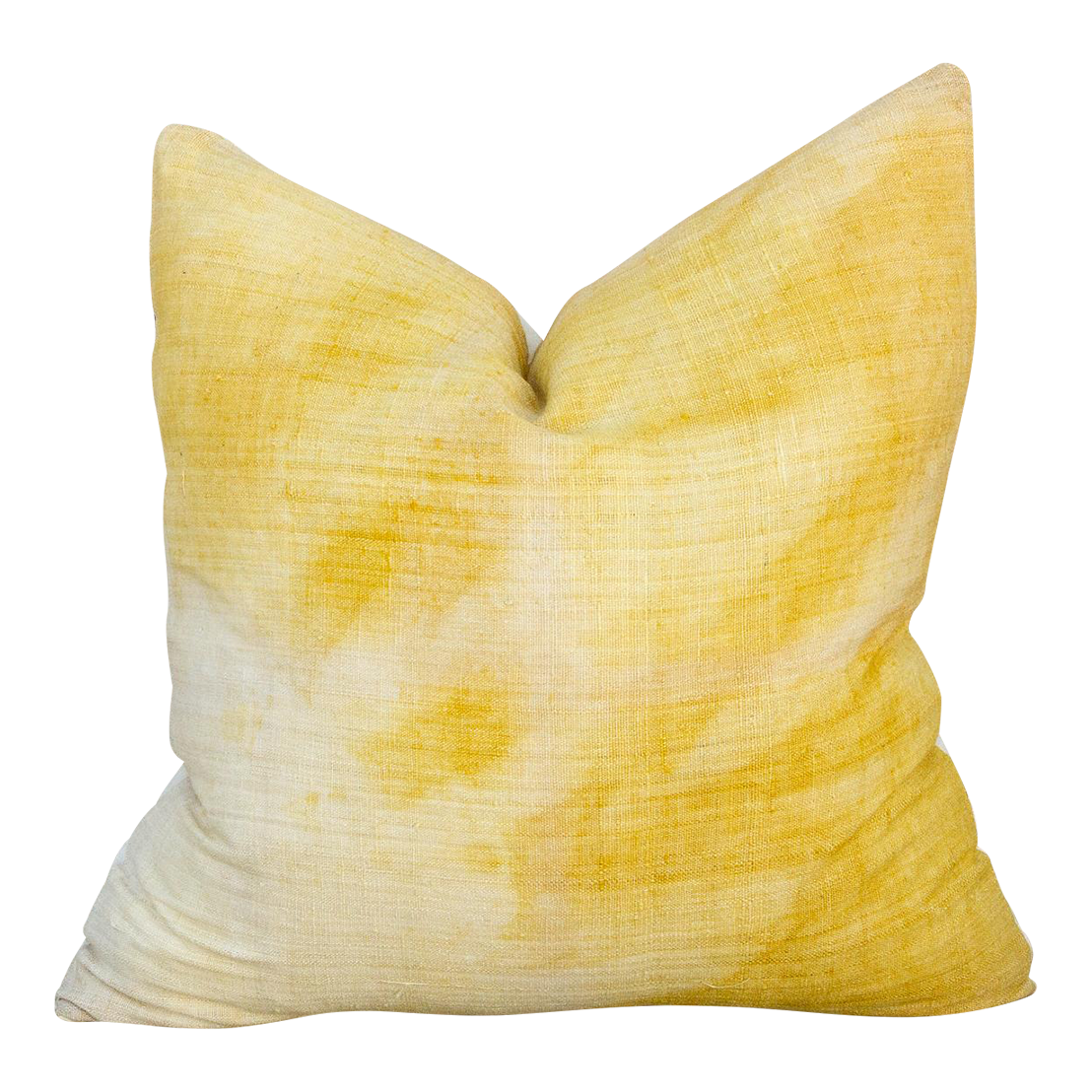 Mosha Yellow Organic Silk Pillow~P77651866