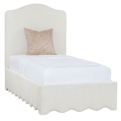 Commerce and Market Liv Twin Upholstered Linen Bed Commerce and Market Liv Twin Upholstered Linen Bed