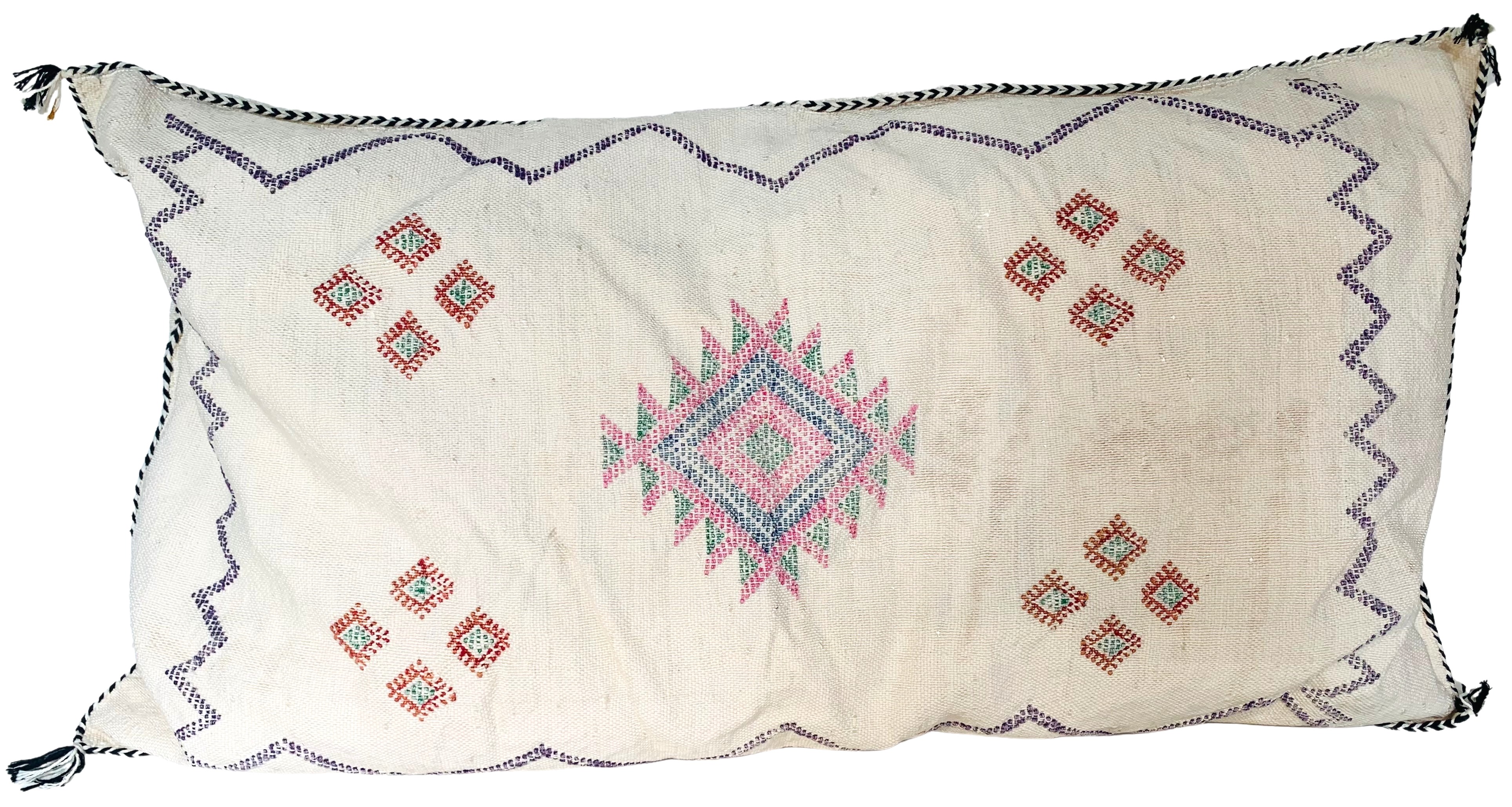 Moroccan Sabra Silk Lumbar Pillow~P77660280