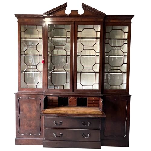 Chippendale Style Mahogany Breakfront~P77663074