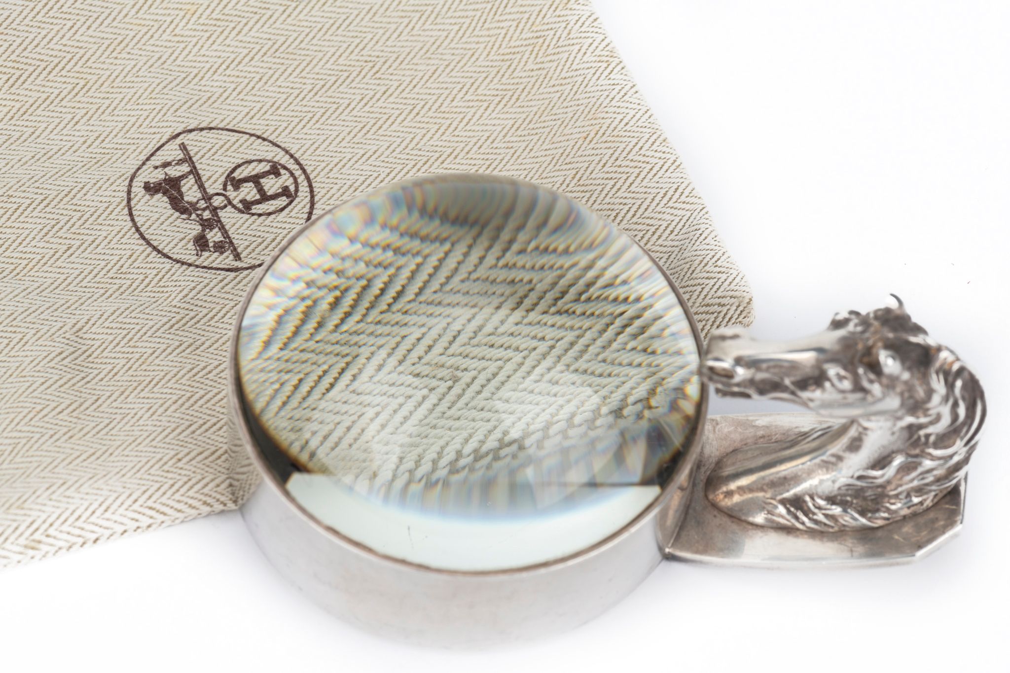 Hermès Art Deco Horse Paperweight Lens~P77679845