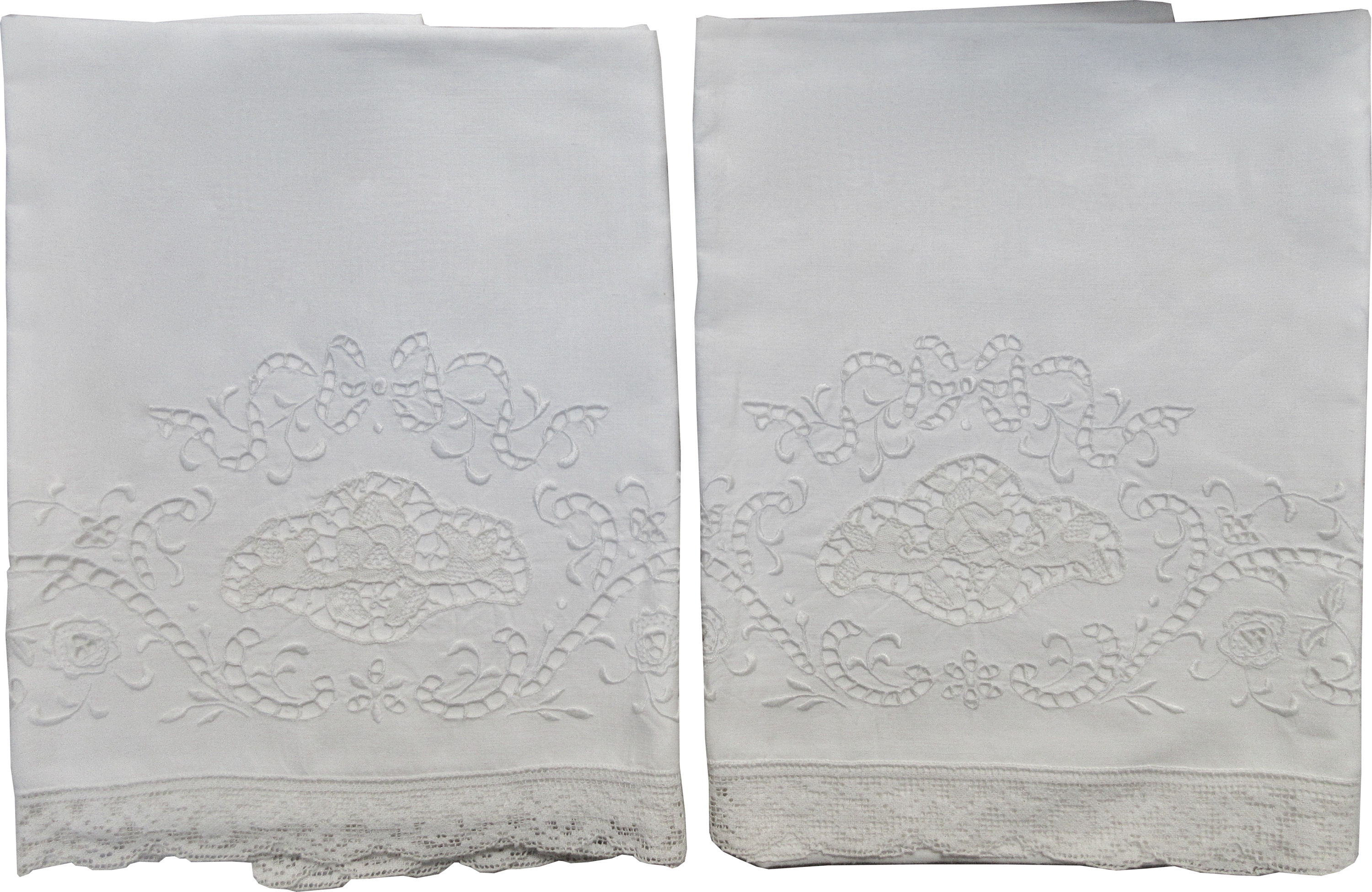 Antique Linen Pillowcases, Pair~P77596454