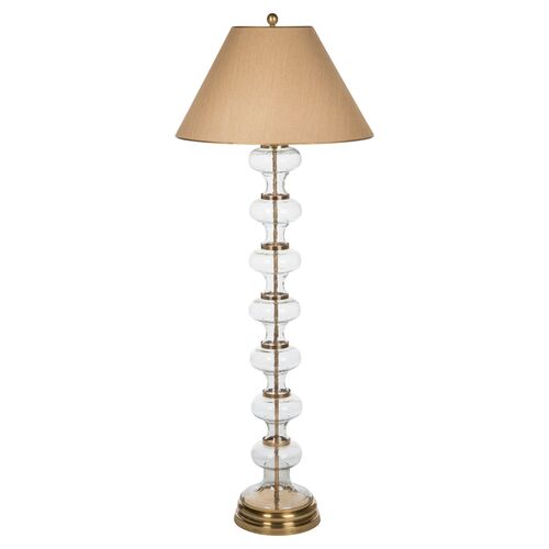 Grenada Hills Floor Lamp, Clear/Gold~P77414310