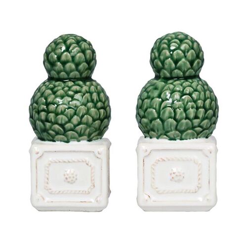 S/2 Berry & Thread Topiary Salt and Pepper Set