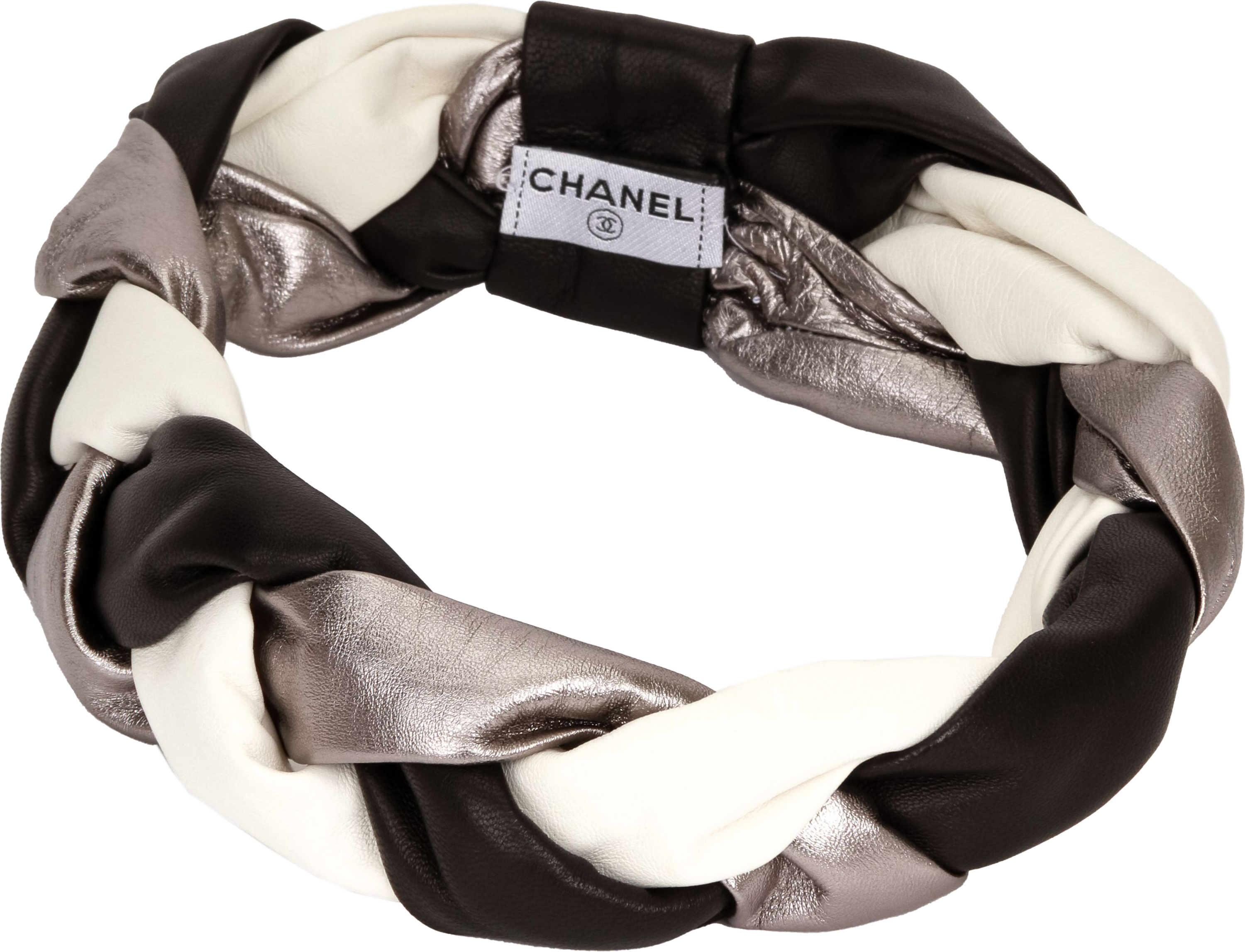 Chanel Braid Leather Vintage Headband~P77633364