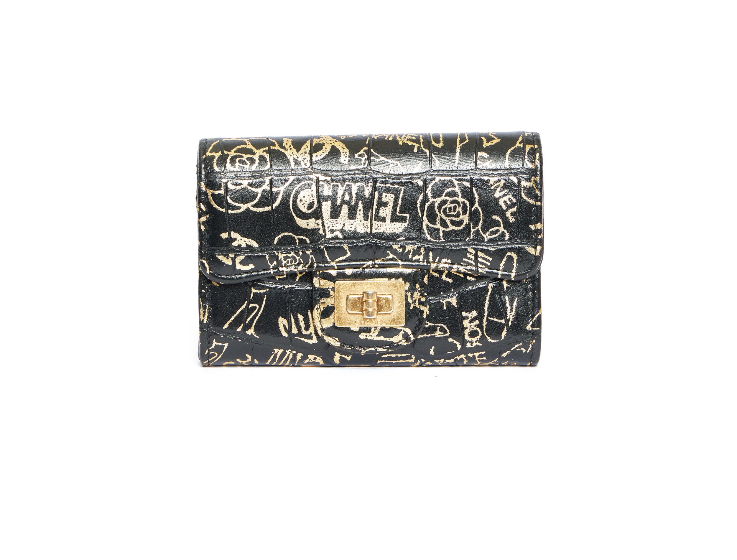 Chanel Credit Card Case Graffiti~P77644122