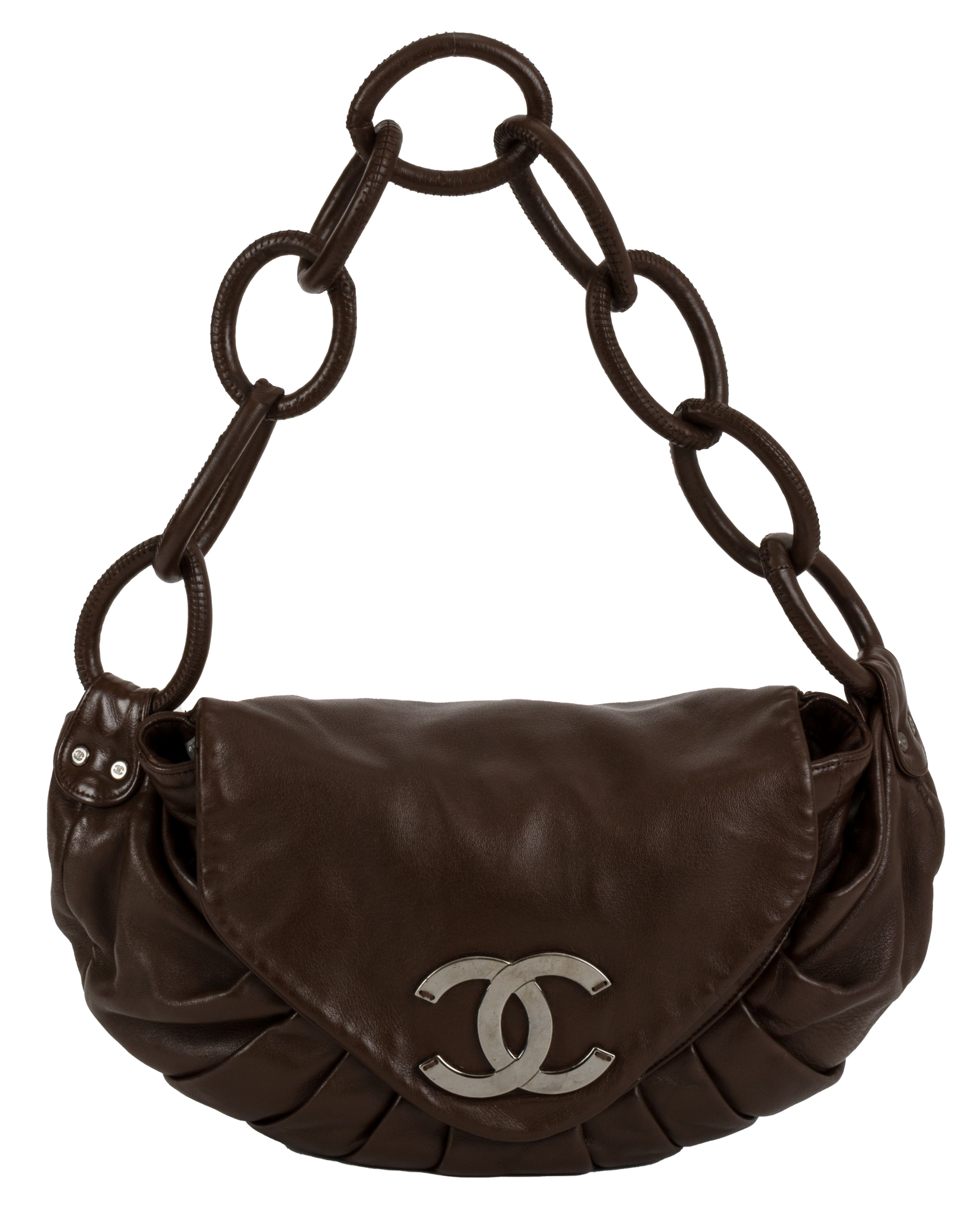 Chanel Chocolate Croissant Shoulder Tote~P77600569