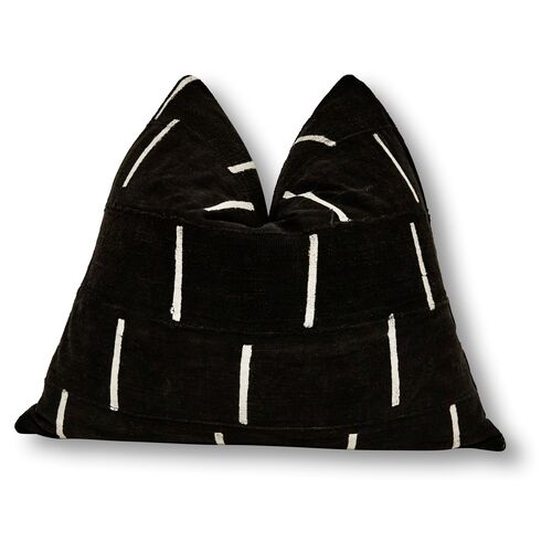 Dash 24x24 Pillow, Black/White Dash 24x24 Pillow, Black/White~P77522583