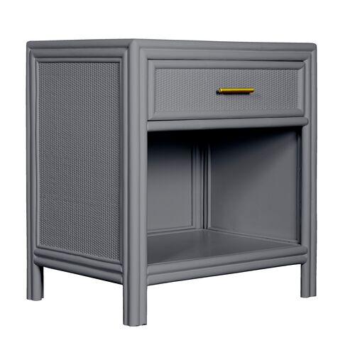 Bermuda Rattan 1-Drawer Nightstand