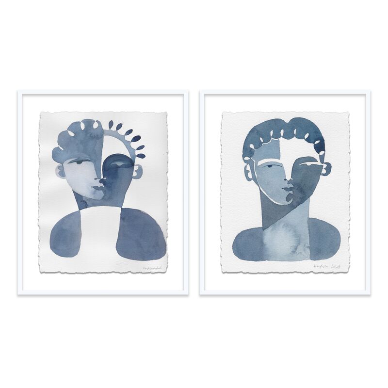 Hayley Mitchell, Claudine & Perette Diptych