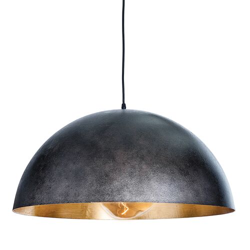 Sigmund Dome Pendant, Black