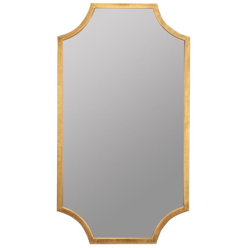 Palouse Wall Mirror, Gold Leaf