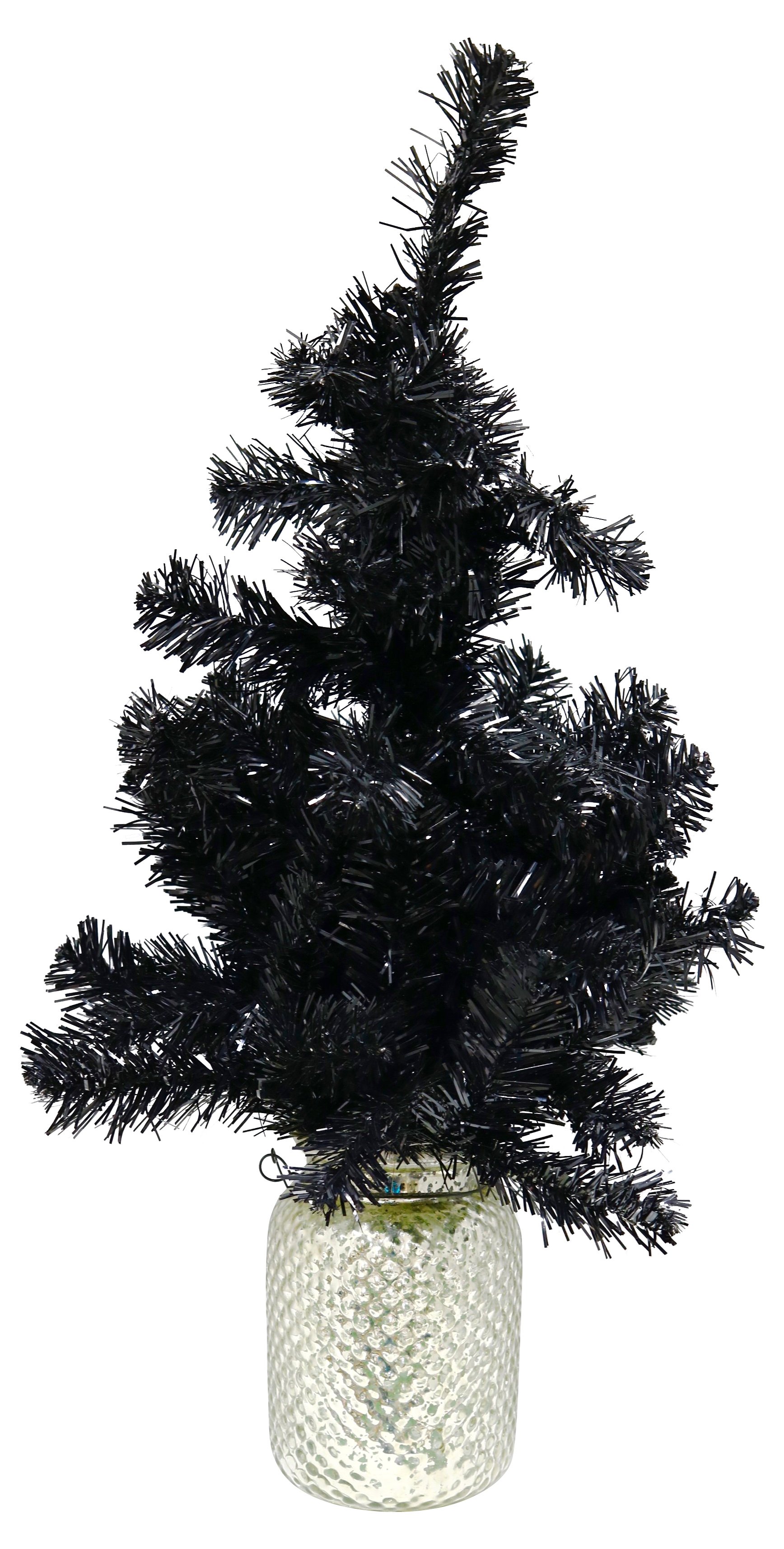 Black Christmas Tree in Mercury Glass~P77568466