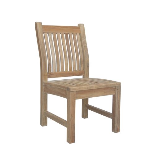 Sahara Outdoor Teak Side Chair, Natural~P77352551