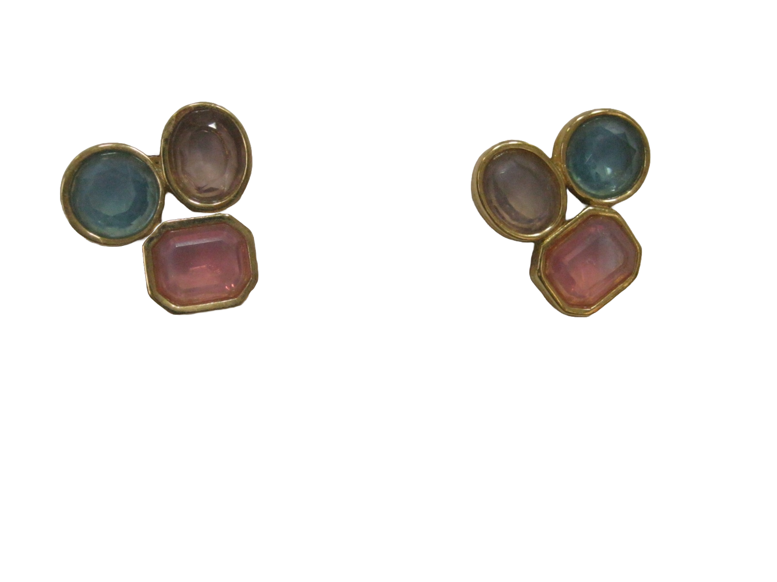 Givenchy Gripoix Pastel Glass Earrings