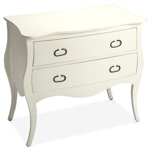 Emily 2-Drawer Dresser/Chest, White~P77455888