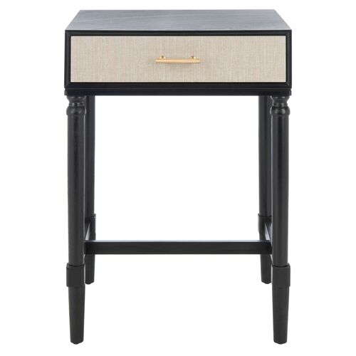 Lincoln 1-Drawer Accent Table, Black~P77648047