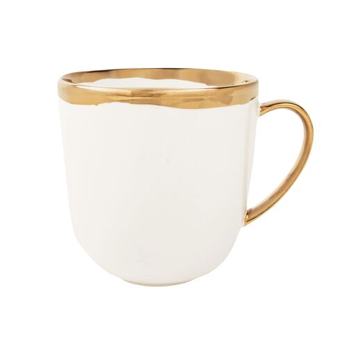 S/4 Dauville Mugs, Gold
