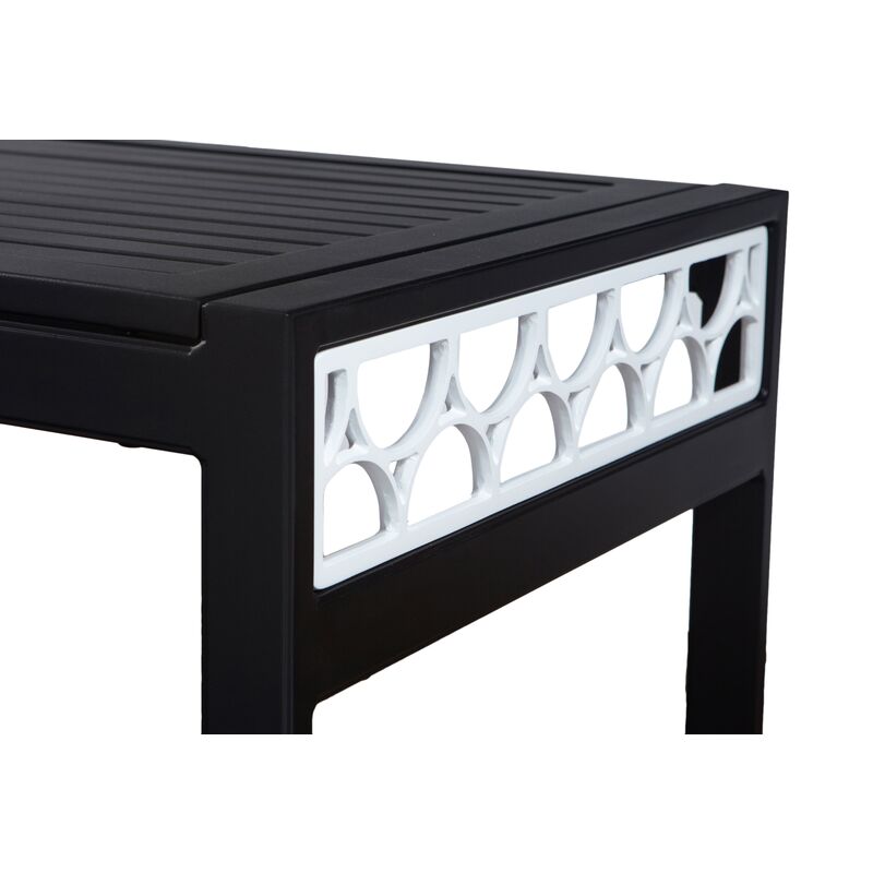 Koverton Parkview Cast Coffee Table, Black/White One Kings Lane