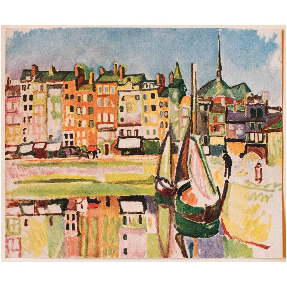 1948 Raoul Dufy, Le Port D'Honfleur~P77661371